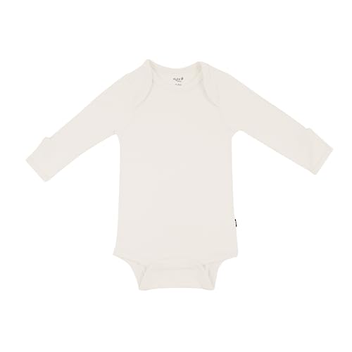 Image of KYTE BABY Soft Bamboo from Rayon Long Sleeve Unisex Bodysuit, 0-24 Months