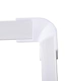 Aftertech WSPÓŁ KĄTKOWY DO PROFILÓW ALUMINIOWYCH AFTERTECH CURVA 90° ZŁĄCZENIE PLASTICZNE (dla profili 1616 - BIAŁY - M4G1)