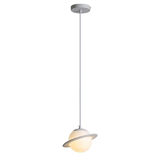 Lustre créatif planète crème pour une ambiance de chevet apaisante
