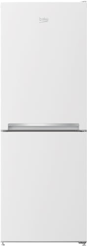 Beko CFG4552W Fridge Freezer | 50/50 Freestanding Frost Free | E Rated Energy Class| Large 220 Litre Capacity | Freezer Guard | LED Light