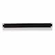LogiLink PN101B - 19 Geschlossenes Blindpanel 1 HE (Höheneinheit) aus 1.2mm Stahlblech zur Abdeckung von Leerfeldern im 19 Schrank, Schwarz