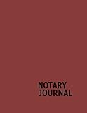 Notary Journal: A Notary Records Log Book For Public Notaries - 8.5' x 11' in - 120 well-designed pages
