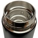 Termo con filtro Cold Brew, 500 ml, acero inoxidable (negro)