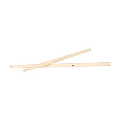 Baquetas de arce BESPORTBLE, 12 pares, tamaño 7A, para niños, niñas y adultos, equipo de percusión resistente con peso y tono consistentes miniatura 2