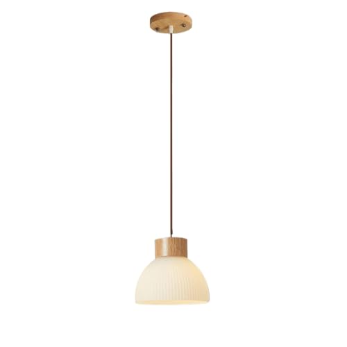 Lustre pour cage d'escalier sombre avec 3 suspensions en verre blanc givré