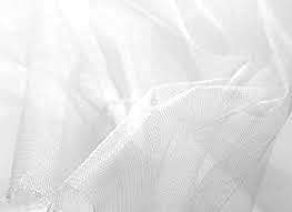 Fancy Textiles Premium 4 Way Stretch Dress Making net Fabric 60'' Wide (5 Meter, White)