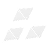 Zerodeko 3 Sätze Teiliges Kuchenschaber Mit Ergonomischem Dreiecksdesign Für Dekorieren Feinen Und Groben Zähnen Leicht Zu Reinigen Und Hobbybäcker 8 Stück * 3