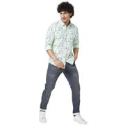 Image of Spykar Men's Regular Fit N /A Full Sleeve Printed Casual Shirts