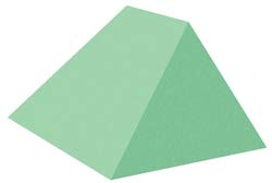 X-Ray Sponge Positioner - 45° Spinal Wedge - 20-1/4" x 10" x 7" Coated Stealth, USA Made