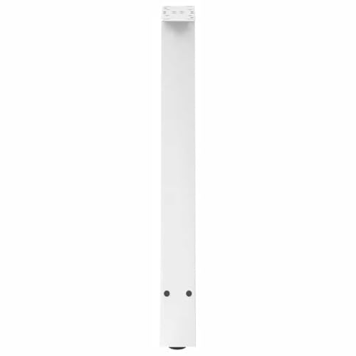 Pieds de table avec nivellement réglable en acier blanc résistant - 6