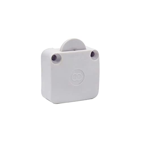 Image of 250 Volts White Wardrobe Cabinet Door 1 Way Switch ON /OFF Light Control Switch (Pack of 8 Pcs)