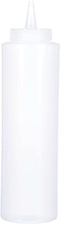 Vogue K657 Vogue Squeeze Sauce Bottle, 12 oz., Clear