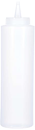 Nextday Catering K657 Vogue Squeeze Sauce Bottle, 12 oz., Clear