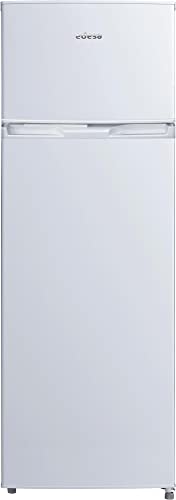 EDESA - Frigorífico Estático, Modelo EFT 1611 WH, Dos Puertas, Altura de 1,60, Frigorífico y Congelador, Capacidad de 235 litros, Iluminación Interior, Clase de Eficiencia Energética F, Color Blanco Clase de eficiencia energética F