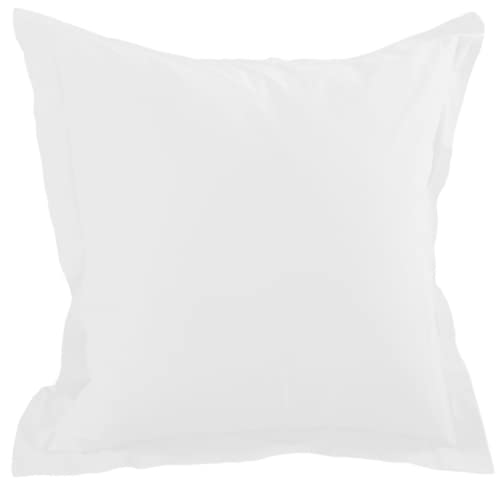 Stof Funda con Volante, Algodón, Blanco, Alto, 65 x 65 cm