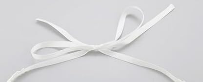 Miniatura 4 de RQJ Diadema de bautizo con encaje, lazos para el pelo blanco con cinta ajustable, flores, accesorios para el pelo del bebé