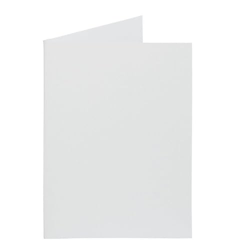 Image of LUXPaper A1 Folded Cards | 3 1 /2 inch x 4 7 /8 inch | Bright White | 80lb. Cover | 50 Qty