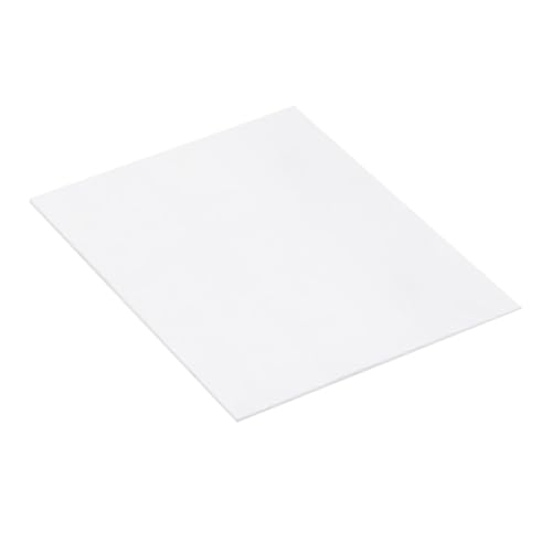 Image of Expanded PVC Plastic Sheet 7 /64 inch Thick, 11 inchx14 inch Lightweight Rigid Foam Sheet, [for Crafts Signage Displays Digital Screen Printing] - White / 1 Pcs