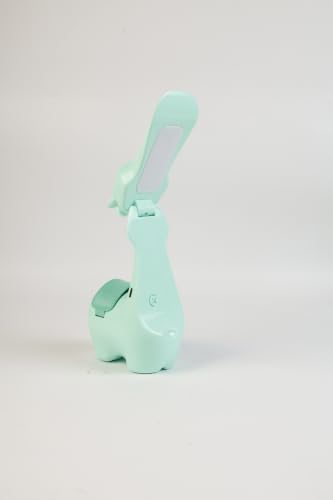 Image of Lexton 10.5 Inch Rechargeable Alpaca Folding Table Lamp | Cute LED Desk Lamp with Pen Holder, 2 Light Modes, USB Charging, Adjustable Brightness & Button Control for Kids, Study Table & Bedroom