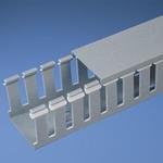 Panduit, G.75X1.5LG6, Wiring Duct ONLY Slot Wide Finger - Lt Gray - 0.75 W x 1.5 H - 6' Length - LF PVC (6 Item/s)
