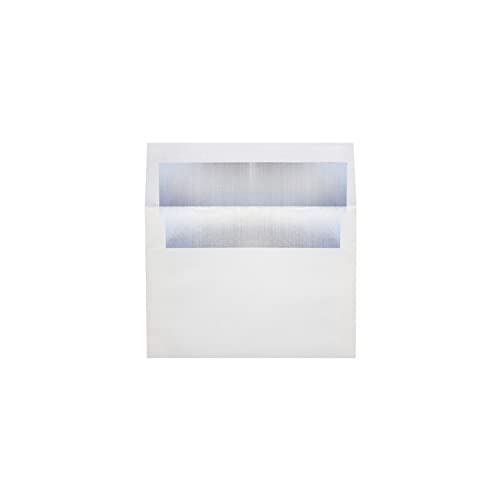 Enveloppes d'invitation A8 pour mariage et célébrations avec intérieur argent