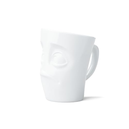 Taza de porcelana blanca 11 oz con asa miniatura 2