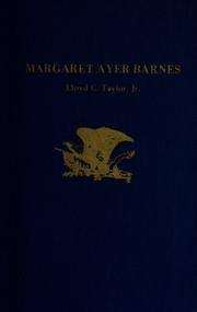 Margaret Ayer Barnes, (Twayne's United States authors series)