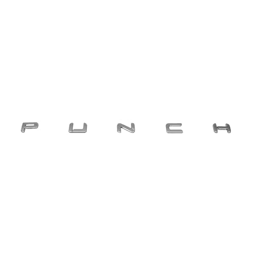 Image of Punch Self Adhesive | Metal Sticker Logo Badge 3D Emblem Car Sticker