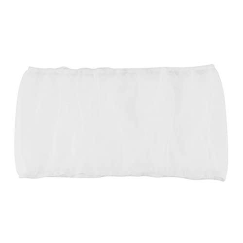 LejeMaek Bird Cage Cover,Seed Catcher Bird Cage Mesh Net Cover Skirt Guard,White