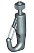 Image of Self-Gripping Cable Picture Hanging Hooks with Safety Lock
