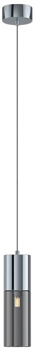Lustre bar suspendu industriel 2 lampes en verre clair pour comptoir