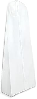 Wedcova UK Wedding Dress Bags Covers Extra Long 183 cm | Dress Cover Bag Long | Bridal Dress Cover Bag