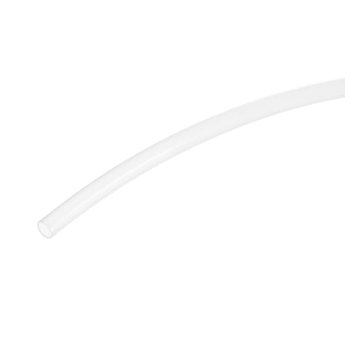 sourcing map 6.56ft PTFE Tubing Hose 3mm ID x 4mm OD Transparent
