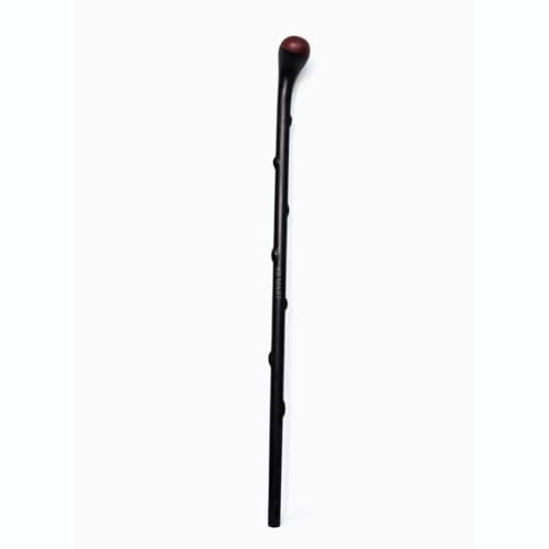 Irish Blackthorn Style Walking Stick Handmade Rosewood Cane Shillelagh Inspired 36 Inch Wooden Walking Staff with Rounded Handle Lightweight Solid Wood Mobility & Decorative Cane for Men & Women