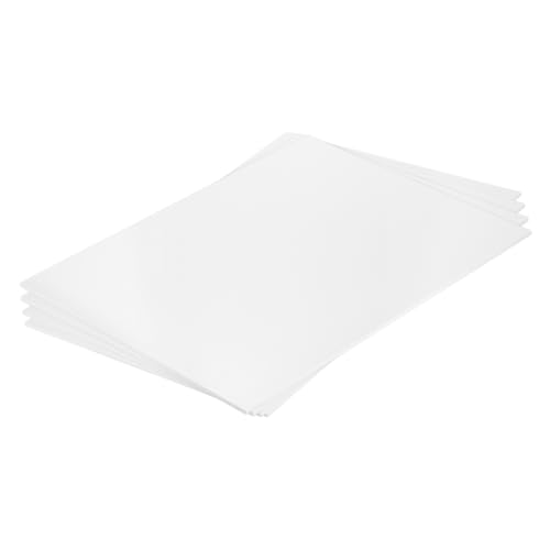 MECCANIXITY ABS Plastic Sheet 16 Inch x 12 Inch x 0.12 Inch ABS Styrene Sheets for Building Model DIY Crafts Panel White 4 Pcs