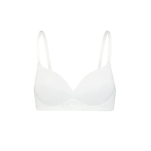 PUMA Damen Bra Unterwäsche, Weiß, 75C EU – Ansicht 7