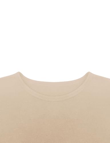 Girl's Short Sleeve Tee Summer Crewneck T-Shirt Casual Loose Fit Basic Shirts3