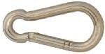 T7645046 Spring Snap Link, Zinc Finish, 1/2-In. - Quantity 10
