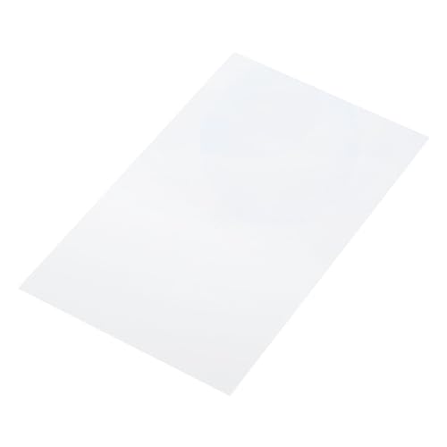 Image of MECCANIXITY White ABS Plastic Sheet 10 x 6 x 0.02 Inch for Building Model, DIY Crafts, Panel, Pack of 1 Pcs