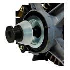 Close-up of dryer motor shaft and pulley