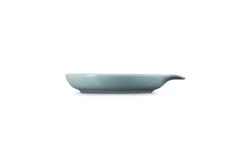 Le Creuset Signature Stoneware Spoon Rest, 6 Inches, Sea Salt