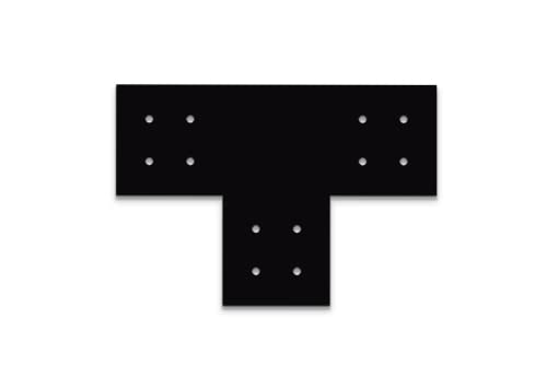 Structural Design T Bracket for 8" Post, 8x8 Tee Bracket Bolt Plate, T Support Bracket, Pergola Bracket, 8 inch, Truss Plate