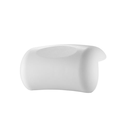Guluto Bath Pillow Bathtub Pillow, Bath Pillows for Tub Head and Neck Support, Waterproof Bath Tub Pillows with Strong Non-Slip Suction Cups, Relaxing Bath Accessories for Soaking, Spa White