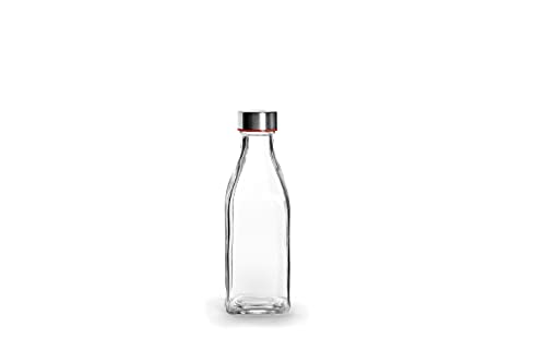 Ibili 8411922452105 Botella Square, Multicolor, 0.5 L, Nylon