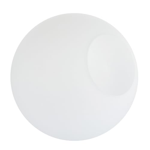 Pantalla de vidrio blanco lechoso con acabado moderno