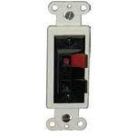 30-1510, Connector Accessories Single Pair Decor Wall Plate White (10 Items)