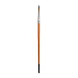 Fabriqués avec un manche en bois et des poils en nylon, ces pinceaux d'artiste offrent une durabilité sans décoloration, et sont disponibles en plusieurs tailles de pointe pour répondre à divers besoins artistiques