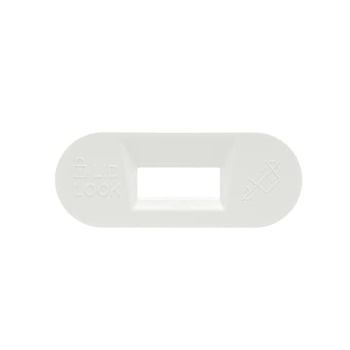 Support W11545554 Washer Lid Lock Bezel (White) W11215078 Genuine Oem cover