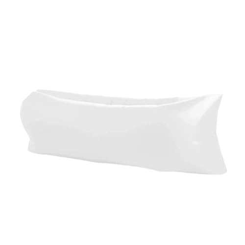 ENEN Divano Gonfiabile Portatile, Divani Gonfiabili Divano ad Aria Impermeabile e Anti-Perdite Inflatable Sofa per Viaggi Campeggio Piscina Giardino Festa in Spiaggia (Bianco,Taglia unica)