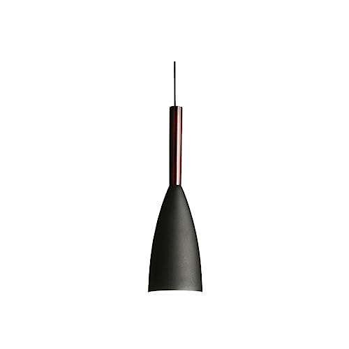 Lámpara colgante E27 de hierro forjado gris estilo minimalista con forma de botella para techo